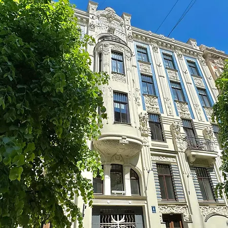 In Art Nouveau District Apartment Riga